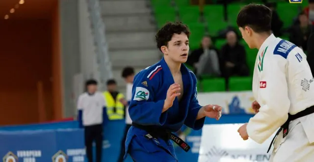 photo  titouan lucas entre en lice ce mercredi 27 août, au championnat du monde cadets de judo.  &copy;  fédération européenne de judo 