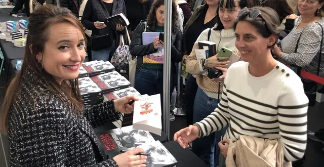 photo  la venue de mélissa da costa au salon du livre du mans en 2024 avait redynamisé la journée du dimanche.  &copy;  archives ouest-france 