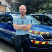 photo le lieutenant matthieu pacholski, nouveau commandant de la brigade de gendarmerie de saint-mars-la-brière (sarthe).