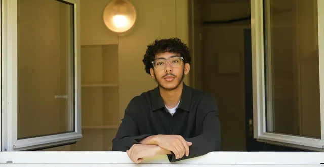 photo  amine, 18 ans, étudiant en droit, change de logement crous, passant de la cité universitaire vaurouzé à celle de bartholdi pour la rentrée 2025.  &copy;  ouest-france 