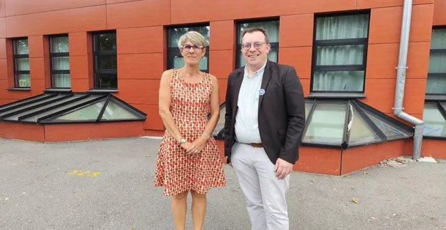 photo  à partir de vendredi matin, jean-françois suzanne, directeur du collège foch et valérie hiesse, directrice de l’école saint-jean, accueilleront une partie des élèves.  &copy;  ouest-france 