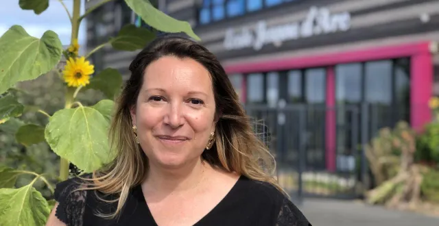 photo  sophie guillin nouvelle directrice à l’école privée de jeanne d’arc à trouville-sur-mer.  &copy;  ouest-france 