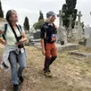 photo  beaufort, le 20 août 2025. en balade avec jean-luc allard et marie-josé jousse, deux ornithologues amateurs passionnés et passionnants, au cimetière de beaufort-en-vallée. 