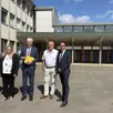 photo  au collège le joncheray, à beaumont-sur-sarthe, dominique le mèner, président du département, anthony trifaut, conseiller départemental, et magalie leroux-corneille, principale de l’établissement, ont présenté l’année scolaire à venir dans les établissements. 