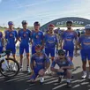 photo les onze coureurs qui représentaient les petits luca pour la ligue contre le cancer.