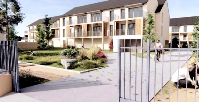 photo  image de synthèse d’une perspective architecturale du projet meldomys à saint-mathurin-sur-loire. le permis de construire est à l’instruction.  &copy;  meldomys 