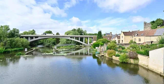 photo  le pont de beaumont-sur-sarthe sur la rd338 rouvre à la circulation à partir de ce vendredi 29 août 2025. la fermeture avait été nécessaire pour des travaux de renforcement de l’ouvrage.  &copy;  d.r. 