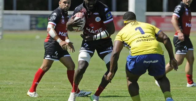 photo  à narbonne, jeff goufan et le niort rc s’attendent à une opposition plus rude que contre marcq-en-barœul (24-16), samedi 23 août 2025.  &copy;  co - christophe bernard 