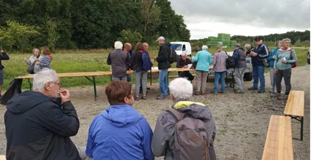photo  point de ravitaillement de la marché gourmande.  &copy;  co 