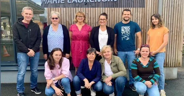 photo  l’équipe pédagogique de l’école marie-laurencin à pied d’œuvre pour la rentrée 2025.  &copy;  ouest-france… 