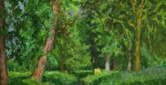 photo  « la vache blanche » d’andré guinebert. collection privée elie piau.  &copy;  co 