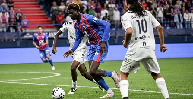 photo  zoumana bagbema a inscrit son premier but avec le sm caen, vendredi 29 août 2025, face à fleury 91 (1-2).  &copy;  martin roche / ouest-france 