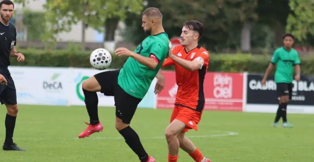 photo  l’us alençon a perdu dans les ultimes secondes contre la réserve du stade lavallois.  &copy;  nathalie douley 