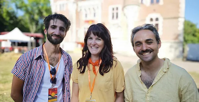 photo  les trois organisateurs étaient très satisfaits de la première édition du truculent festival.  &copy;  ouest-france 