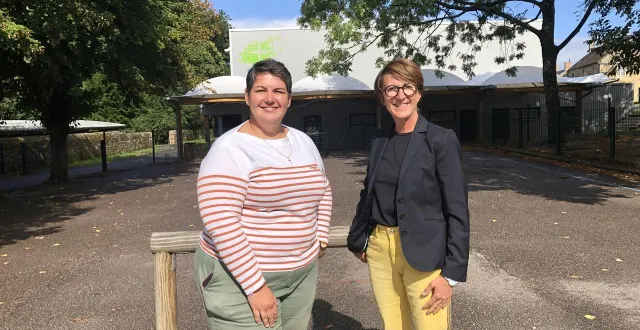 photo  marion teixeira rejoint isabelle gripon à la direction de notre-dame de lancrel, à alençon.  &copy;  ouest france 