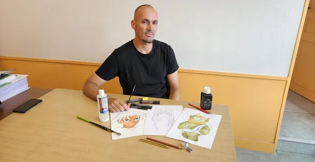 photo  hasard de l’histoire : samuel guillet s’apprête à diriger un cours dont il a lui-même été l’un des élèves dans sa jeunesse.  &copy;  ouest-france 