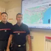 photo  sébastien delaquaize, adjoint au chef de centre de traitement des alertes (cta) du sdis 14 (service départemental d’incendie et de secours du calvados), et laurent girard, chef du centre de secours de ouistreham, témoignent de leur semaine dans l’aude où ils ont aidé leurs collègues. 