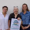 photo de gauche à droite : lisa hersant, viviane benyakhou et camille laucagne présentent les changements de la fête des associations.