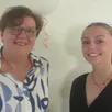 photo  laurence breton, directrice de l’école charles-perrault et axelle boyer, la nouvelle enseignante qui la remplacera le jeudi, jour de décharge de la directrice. 