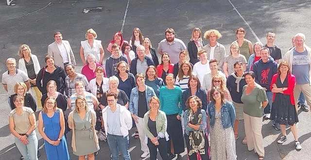 photo  jeudi, les équipes éducatives de l’école sainte-marie et du collège notre-dame s’étaient réunies afin de préparer la rentrée scolaire.  &copy;  ouest-france 
