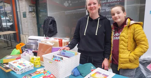 photo  environ 350 exposants sont attendus dans les rues de la ville, pour la braderie de dimanche.  &copy;  ouest-france 