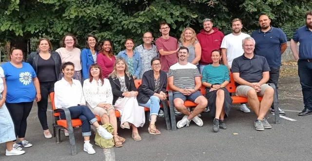 photo  isabelle goubin (à gauche), principale du sacré-cœur, et toute son équipe, lors de la journée pédagogique d’avant rentrée.  &copy;  ouest-france 