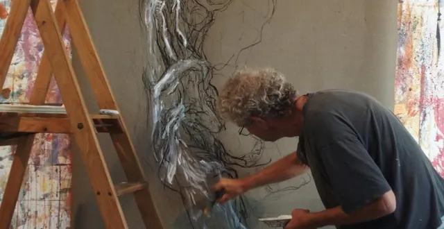 photo  l’instant créatif d’un artiste.  &copy;  co 