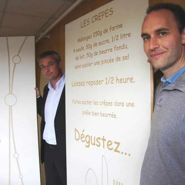 photo lionel godard et pierre-yves gendreau, cogérants de chauvat portes.  ©  archives co - fabien leduc