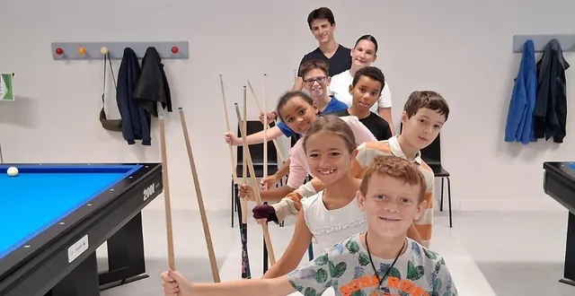 photo  les enfants ont profité  de l’opportunité de découvrir ce sport accessible à tous à la salle alain-guyon.  &copy;  le maine libre 