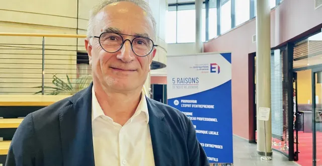 photo  régis rousseau a succédé à virginie beurton-le mignon le 8 juillet 2025 : « les grands projets d’investissement des entreprises sont mis de côté. »  &copy;  ouest-france 