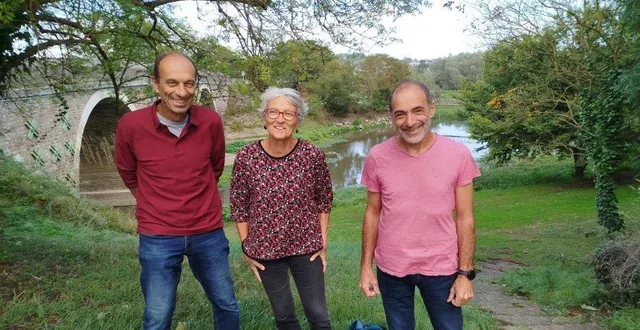 photo  éric dessez, annie bondu-robin et jean ligonnière, du collectif des possibles, seront présents à la fête de la confluence du layon organisée par la municipalité, avec de nombreux autres partenaires.  &copy;  ouest-france 
