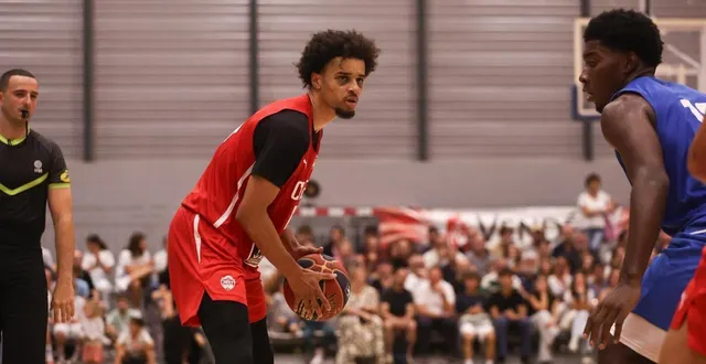 photo  daylen kountz, lors du match face à nantes, quelques heures après son arrivée dans les mauges.  &copy;  melvyn augas 