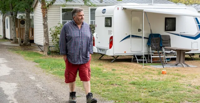 photo  brûlon, le 31 août 2025. les campings sarthois ont eu le vent en poupe cet été, à l’image de celui de jérôme tirmarche, le septentrion à brûlon, où la fréquentation a été remarquable.  &copy;  le maine libre – xavier sarrat 