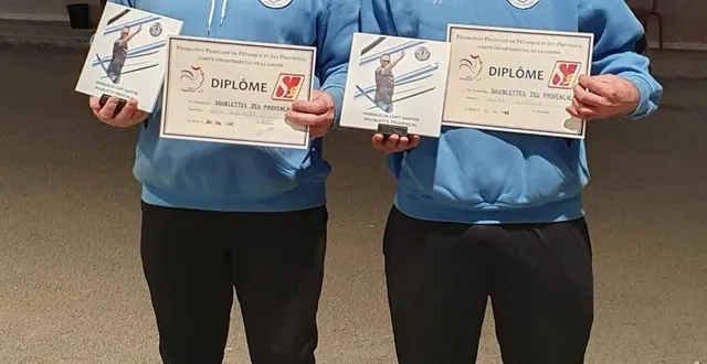 photo  david aldebert et mathias castillo vont représenter conlie.  &copy;  cd 72 