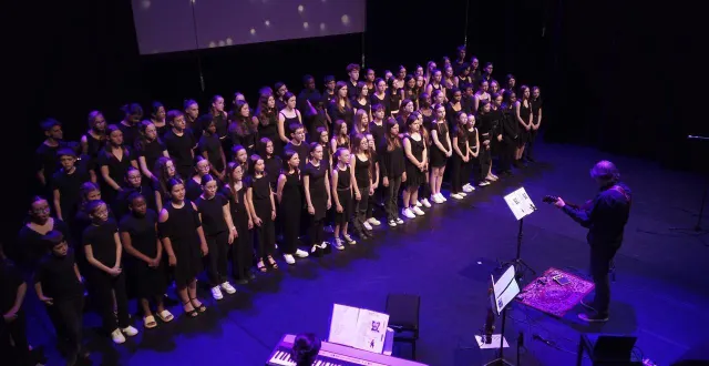 photo  la chorale du collège reverdy de sablé-sur-sarthe représentera les pays de la loire à l’émission tv « la meilleure chorale de france » à la fin de l’année 2025.  &copy;  collège reverdy 