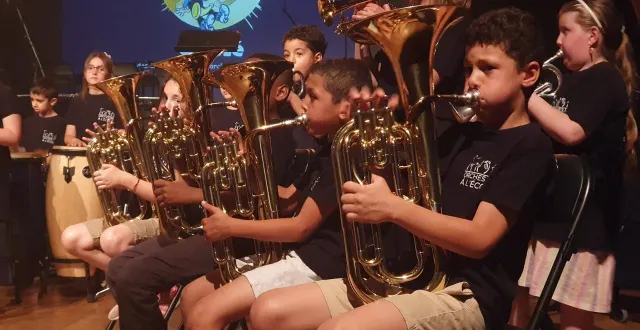 photo  depuis dix ans, la ville d’allonnes développe dans ses cinq écoles primaires des classes orchestre.  &copy;  stéphane levêque 