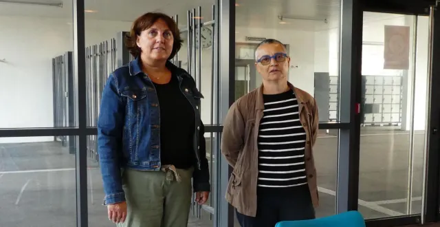 photo  sarah lelièvre (à droite) est la principale du collège jean-cocteau, et annie niemerich arrive comme gestionnaire.  &copy;  ouest-france 