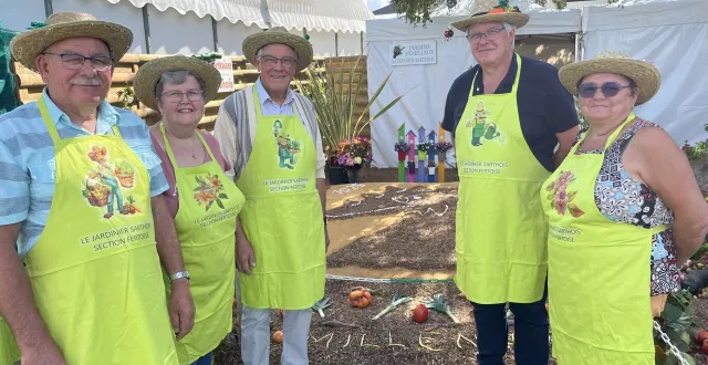 photo  l’antenne fertoise des jardiniers sarthois propose un stand magnifique sur la foire des trois jours de la ferté-bernard du 5 au 7 septembre 2025.  &copy;  le maine libre 