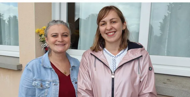 photo  claire de boisseson, nouvelle directrice, et amandine brasseur.  &copy;  le maine libre 