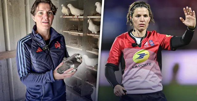 photo  aurélie groizeleau est la seule arbitre internationale de rugby en france, en parallèle de son exploitation en charente-maritime.  &copy;  ouest-france 