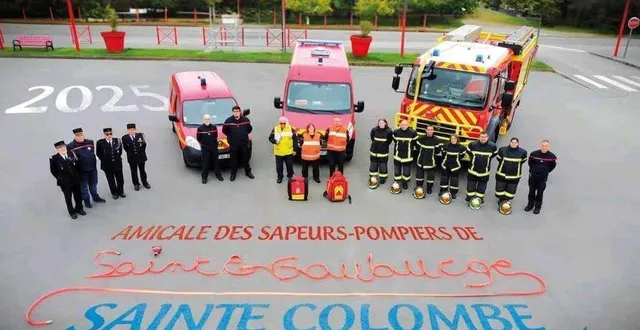 photo  les sapeurs-pompiers de sainte-gauburge.  &copy;  ouest-france 