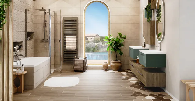 photo conception et rénovation de salles de bains au mans &copy; cedeo le mans