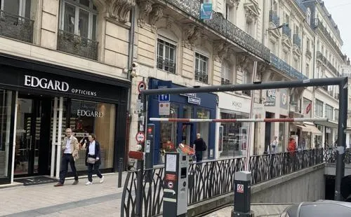 photo  le parking du ralliement, à angers.  &copy;  archives ouest-france 