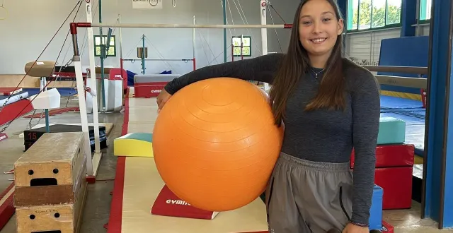 photo  vlada chernyshova, 21 ans, est en charge des nouvelles activités au club jeanne-d’arc la lande-patry  &copy;  ouest-france 