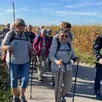 photo  227 personnes ont participé à la « grande randonnée pédestre » annuelle de la fédération départementale de la sarthe de générations mouvement, ce mardi 9 septembre 2025 à bazouges-cré-sur-loir. 