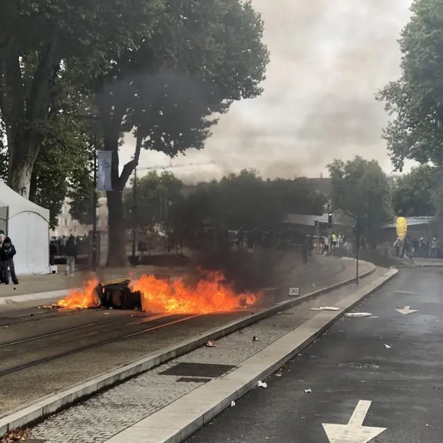 photo plusieurs centaines de personnes manifestent à angers.  ©  ouest-france