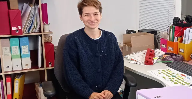 photo  jade soulary, nouvelle volontaire pour le service civique au comité socio culturel.  &copy;  ouest-france 