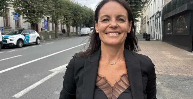 photo  cholet, boulevard gustave-richard, jeudi 11 septembre 2025. krystell beillouet, ex-adjointe au maire démissionnaire.  &copy;  co – yves boiteau 