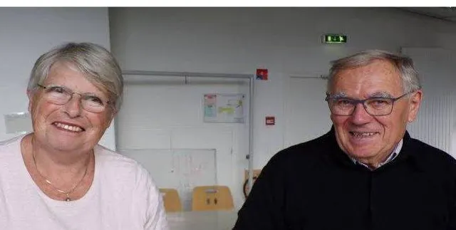 photo  évelyne perroy et bernard grigné-gazon.  &copy;  le maine libre 