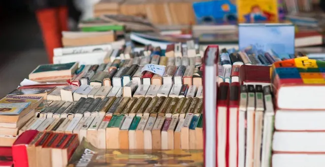 photo  la mensuelle du livre s’associe à la grande braderie des commerçants, ce samedi 13 septembre 2025, au mans (sarthe).  &copy;  archives ouest-france 